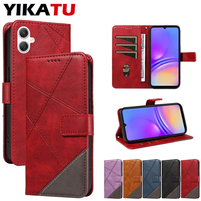 Sleek Leather Wallet Case with Magnetic Closure