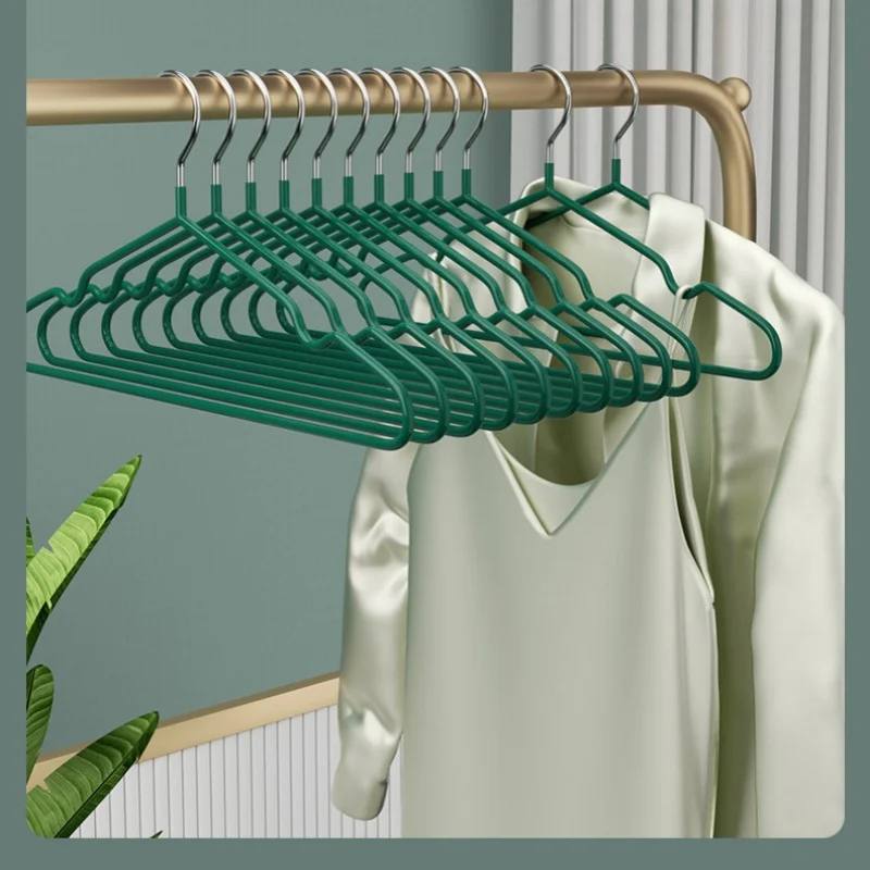 Non Slip Hangers Durable Duty Hangers No Shoulder Bump Suit Laundry Hangers Space Saving Adult Clothes Hangers 10pcs clothes hanger