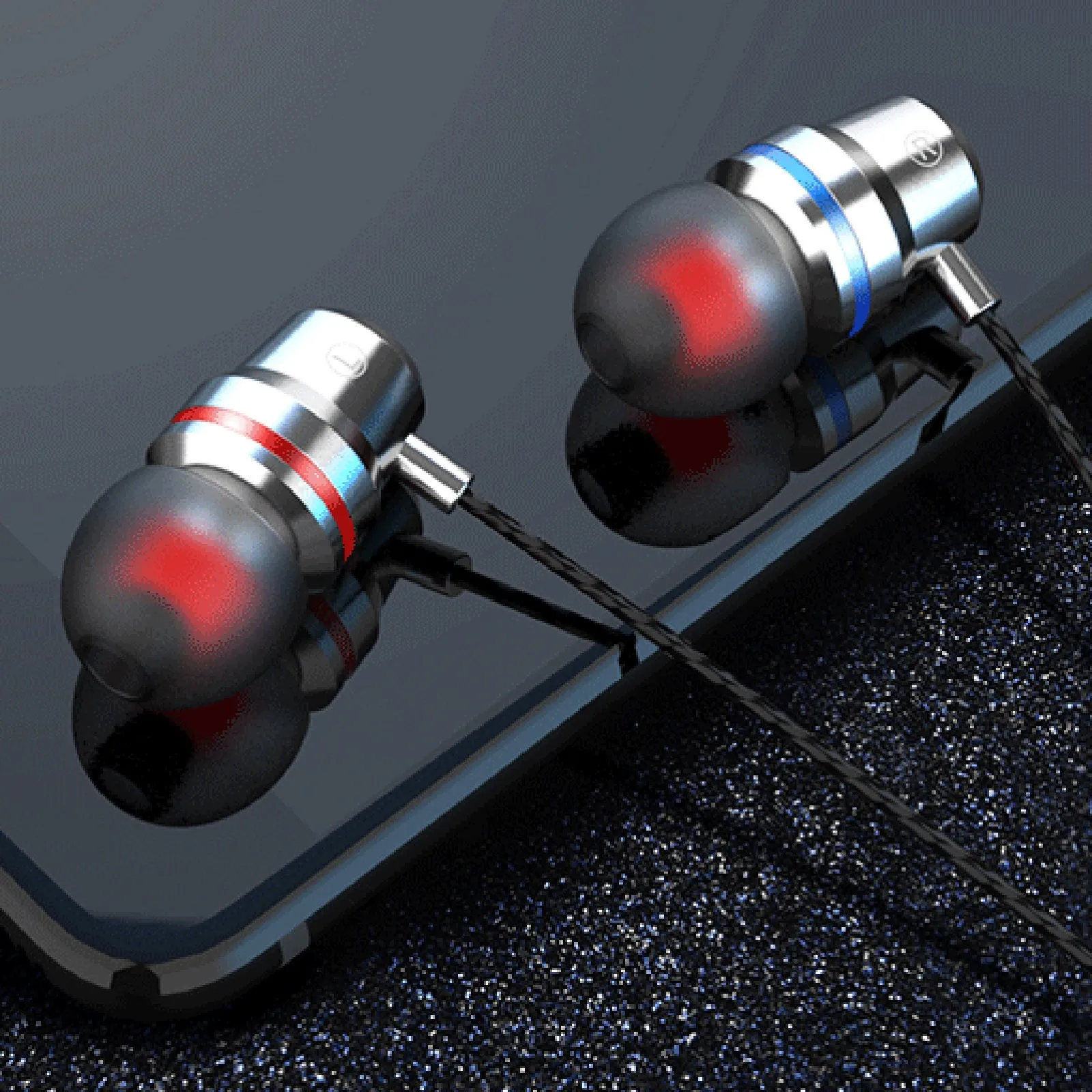Type-C Wired In Ear Headphones Stereo Inear Microphone Wired Headphones For Phone Pc Laptop Tablet Plug In Earbuds