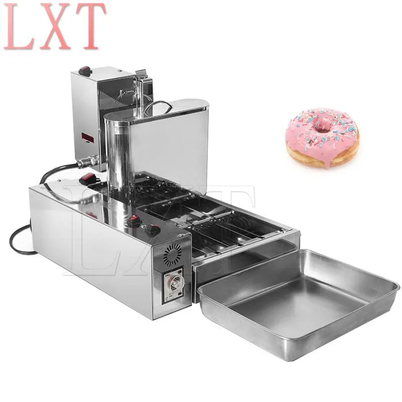 

Пончики 2000 Вт, компьютерное управление, электрическое отопление, 4-рядная автоматическая машина для изготовления пончиков, автоматический пончик