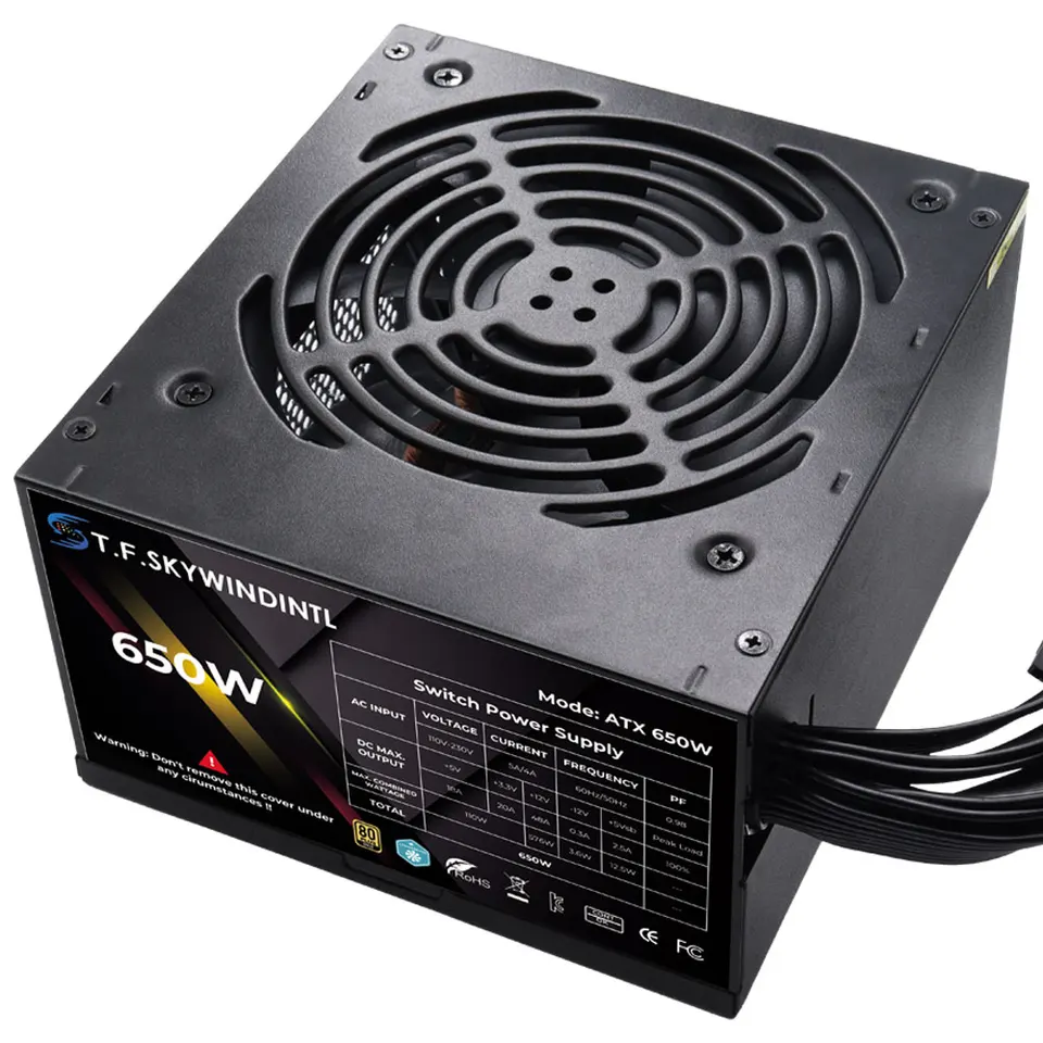 650W Gold Gaming Power Supply for Desktop PC