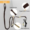 MIDUG Bore Cleaner Snake Gun Cleaning Kit for 17 .177 Cal .17HMR .17WMR & 4.5mm Barrel Brush Rope for Hunting Accessory Handgun 2