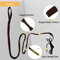 MIDUG Bore Cleaner Snake Gun Cleaning Kit for 17 .177 Cal .17HMR .17WMR & 4.5mm Barrel Brush Rope for Hunting Accessory Handgun 2