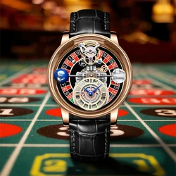 Montre Homme 2023 NEW PINDU DESIGN Mens Watches Top Brands Luxury Jacob&Co Astronomia Quartz Roulette Rotary Watch Baselworld