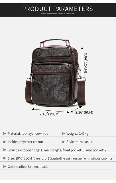 MVA Bag Men Leather Briefcase Male Business Genuine Leather Laptop Bags  Office Man Handbags For Documents Portfolio Bag 392