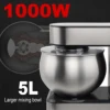 5L Stand Mixer Kitchen Aid Food Blender Cream Whisk Cake Dough Mixers With Bowl Stainless Steel Chef Machine Charm Sonifer 5