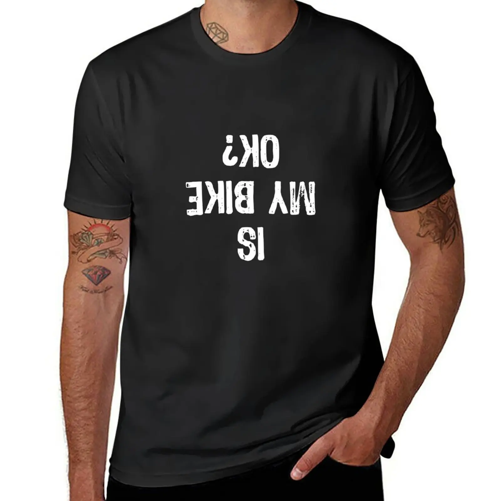 

New Is My Bike Ok T-Shirt cute tops oversized t shirt tees mens workout shirts