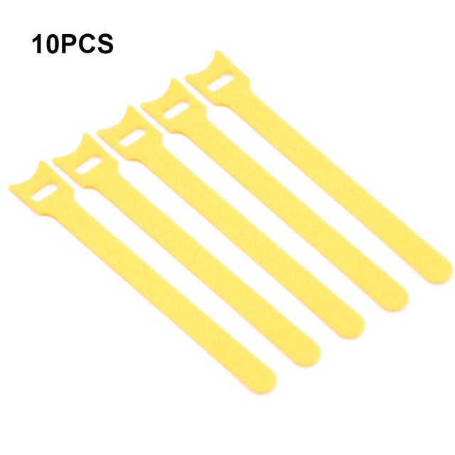 1.2X15CM Reusable Cable Nylon Strap Black Cable Cord Hook and Loop Ties Tidy Organiser for Cable Winder Colorful