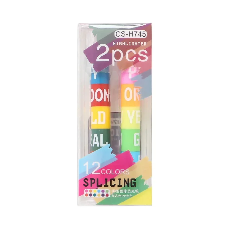 6/12 Colors Splice Mini Bible Highlighters Vintage Candy Colors Pastel Gel Highlighters Markers highlighter pen,marker pen,highlighter marker,art marker