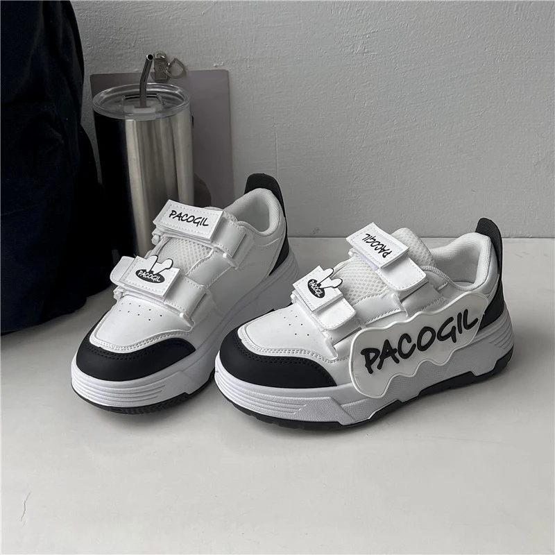 

High Aesthetic Thick Soled Bread Shoes for Women in 2024 New College Style Casual Small White Shoes, Niche Original Shoes 3215
