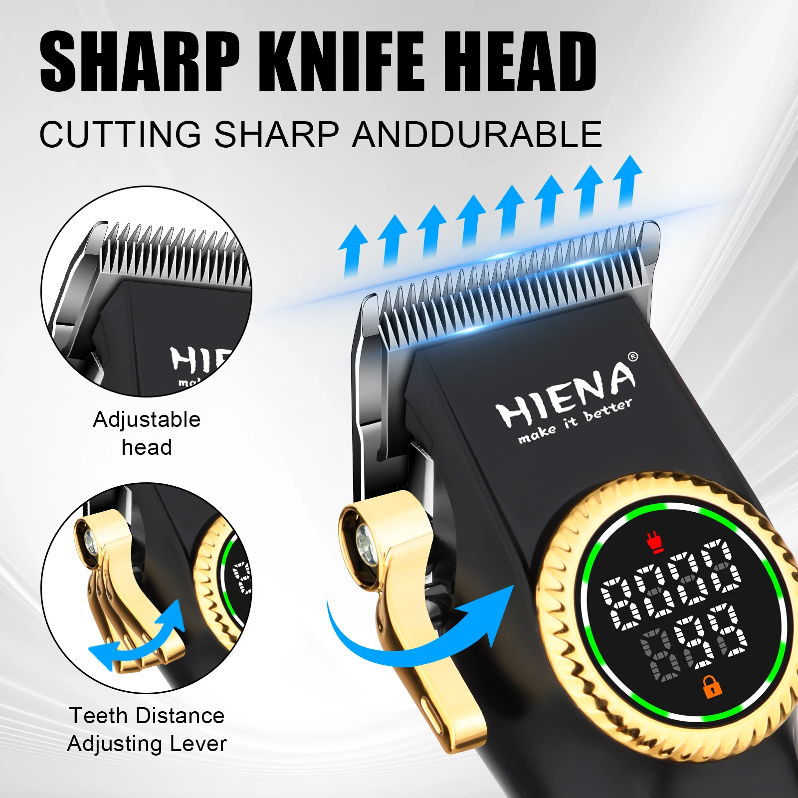 HIENA Hair Cutting Machine USB Rechargeable Hair Clippers Set For Men Barber Trimmers Ideal Home Electric Shaver hair clipper,electric shaver,hair trimmer