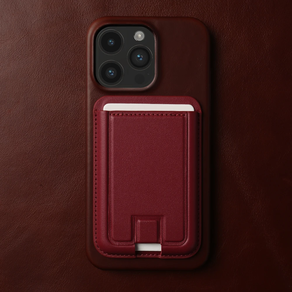 

Чехол-Бумажник для телефона MagSafe для iphone 15 Pro Max, магнитные чехлы из натуральной кожи для iphone14 13pro 12mini, защитный чехол