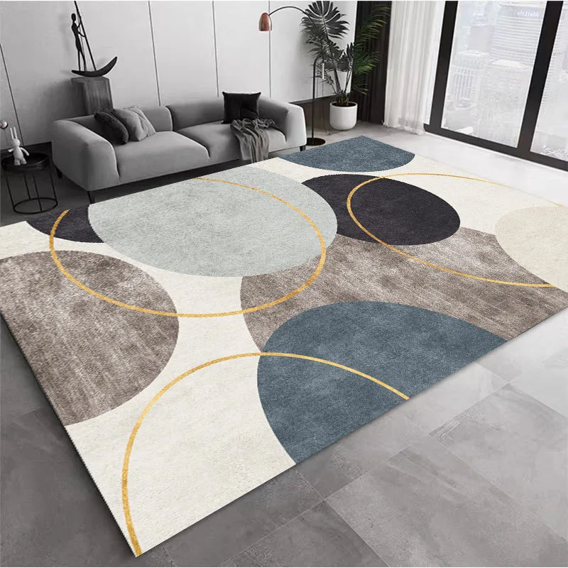 Nordic Velvet Carpet - Modern Area Rug | Large Non-Slip Living Room Rug