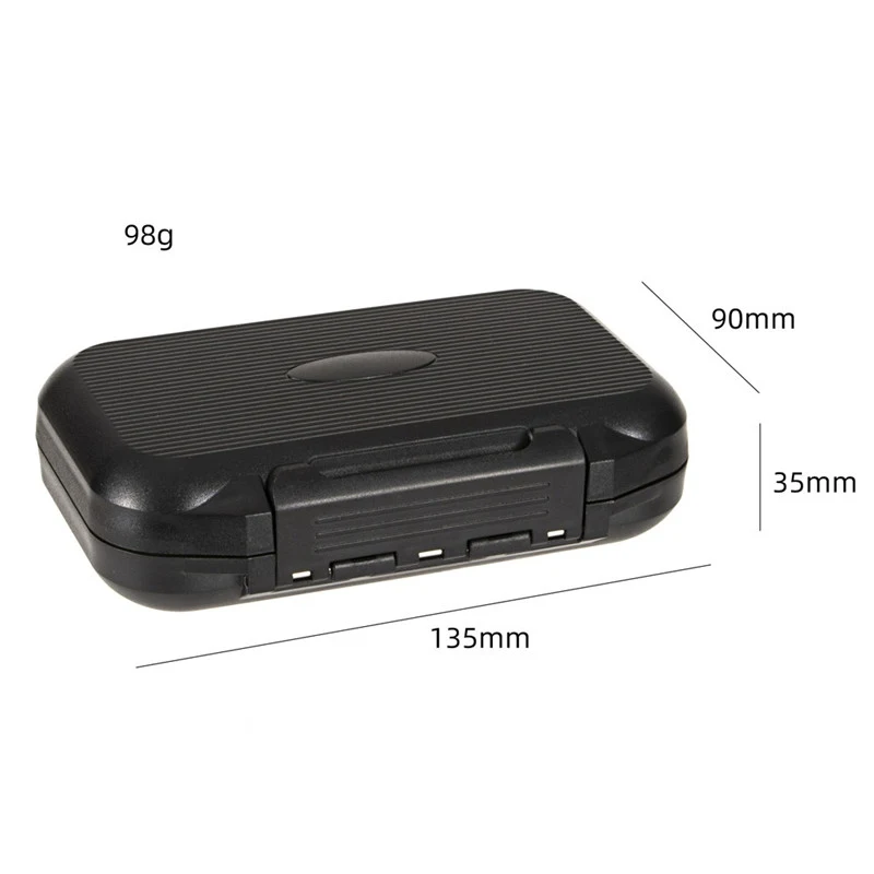 Description Picture 2 of itemWaterproof Fly Fishing Lure Bait Trout Flies Storage Box Case Container Double Sided Fish Lure Bait Line Hooks Holder Tackle Box