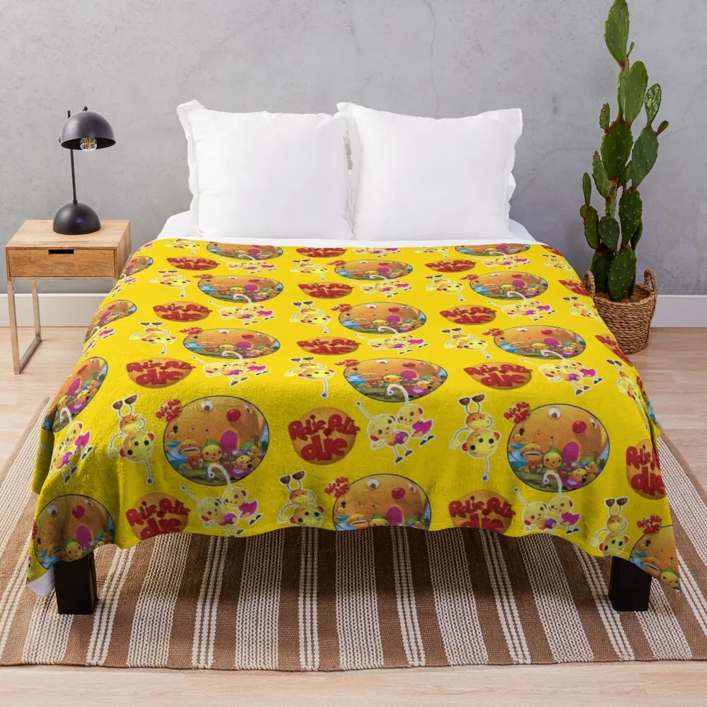 Rolie Polie Olie Pattern Throw Coperta Per Pisolino Coperta Personalizzata