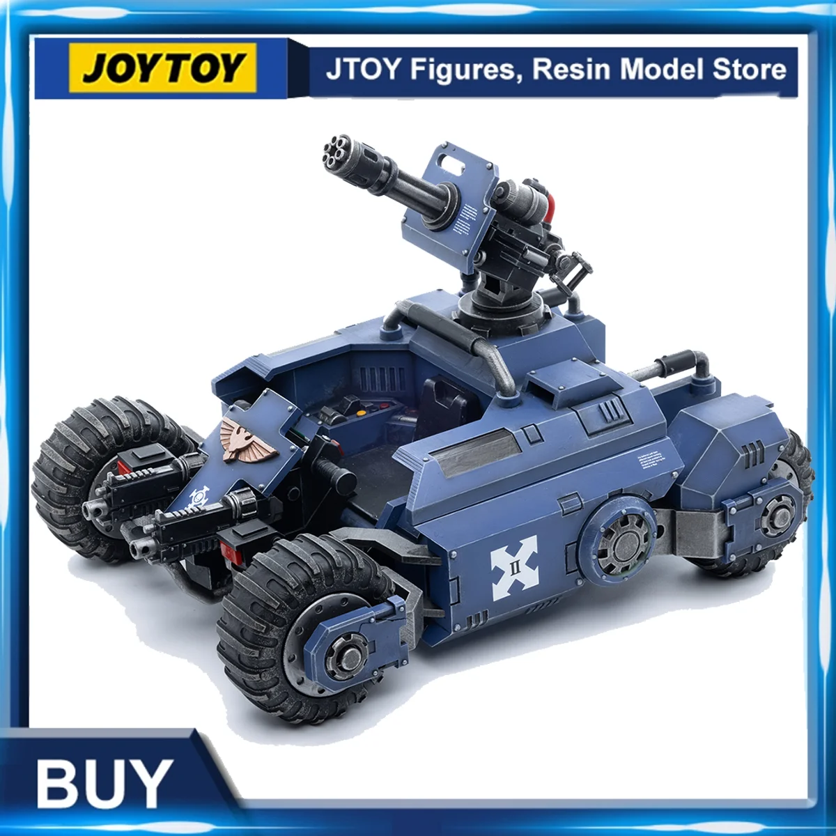 

[Pre-Order] JOYTOY Warhammer 40K 1/18 Action Figure NEW Ultramarines Primaris Invader ATV Anime Collection Military Model