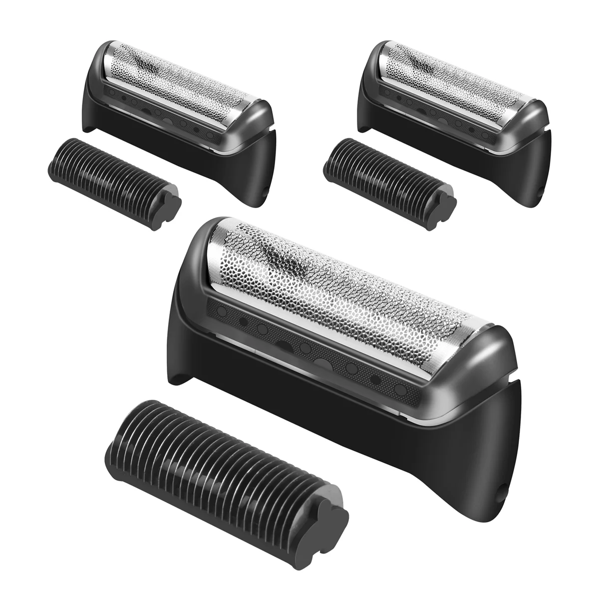 3PCS Shaver Foil and Blade for Braun 20S 10B 20B 1000 Series Shaver Head