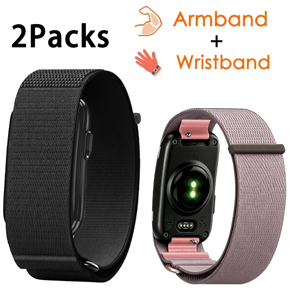 Enhanced Sports Nylon Loop Strap for Fitness Tracker Bracelet - Unisex