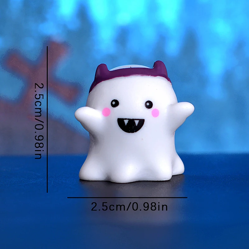 Description Picture 4 of itemCute Halloween Micro Landscape Miniature Figurines Resin Craft Mini Fairy Garden Ornaments Cute Pumpkin Ghost Vampire Decoration