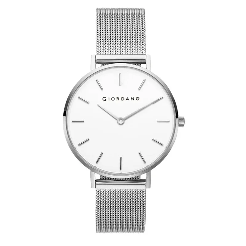 GIORDANO Fashion Women's Watch Stainless Steel Strap Commercial Watch Waterproof and Scratch Resistant Women's Watch