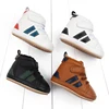 Baby Winter and Autumn Toddler Infant First Walking Shoes Ankle-covered TPR Sole Anti-slip Soft PU 2023 New Arrival 11cm12cm13cm 2