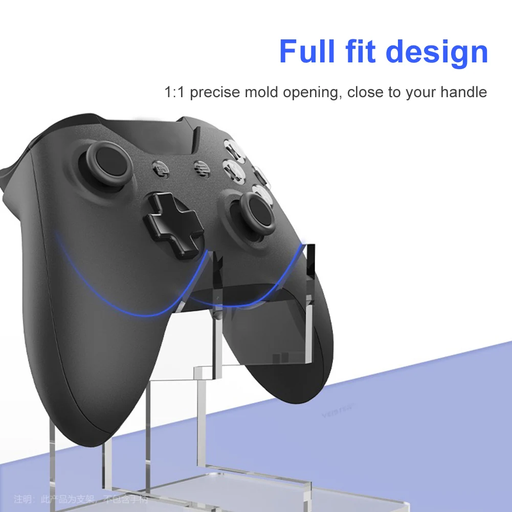 아크릴 게임 컨트롤러 거치대 공간 절약형 싱글 레이어 게임패드 헤드셋 스탠드, PS4, PS3, Xbox용 스토리지 랙 액세서리