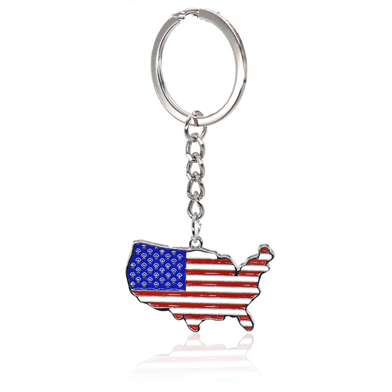 Captain America Keychain American Flag Keychains - Set Of 4 Patriotic ...
