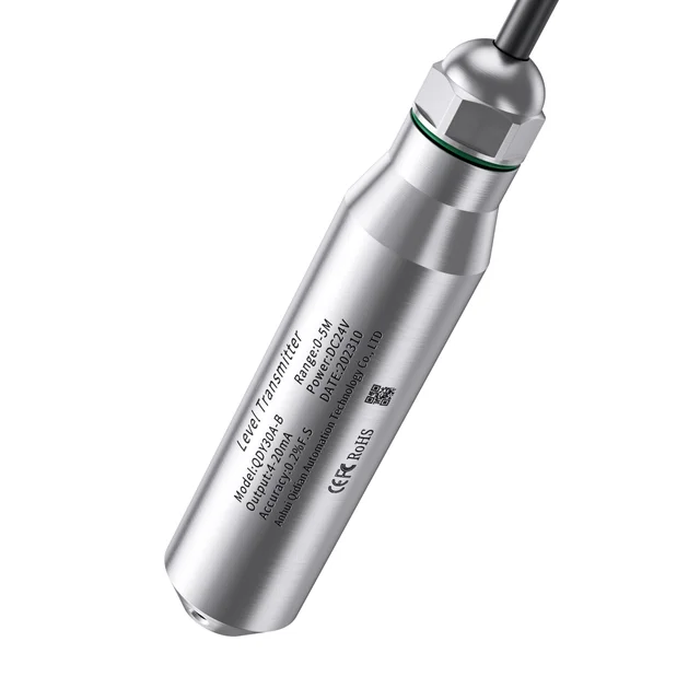 1 M 2 M 3 M 5 M 10 M 15 M Liquid Level Sensor เครื่องส่งสัญญาณ 4-20mA 0-10V 0-5V Probe Hydrostatic ระดับเครื่องส่งสัญญาณสําหรับถังน้ํา 4