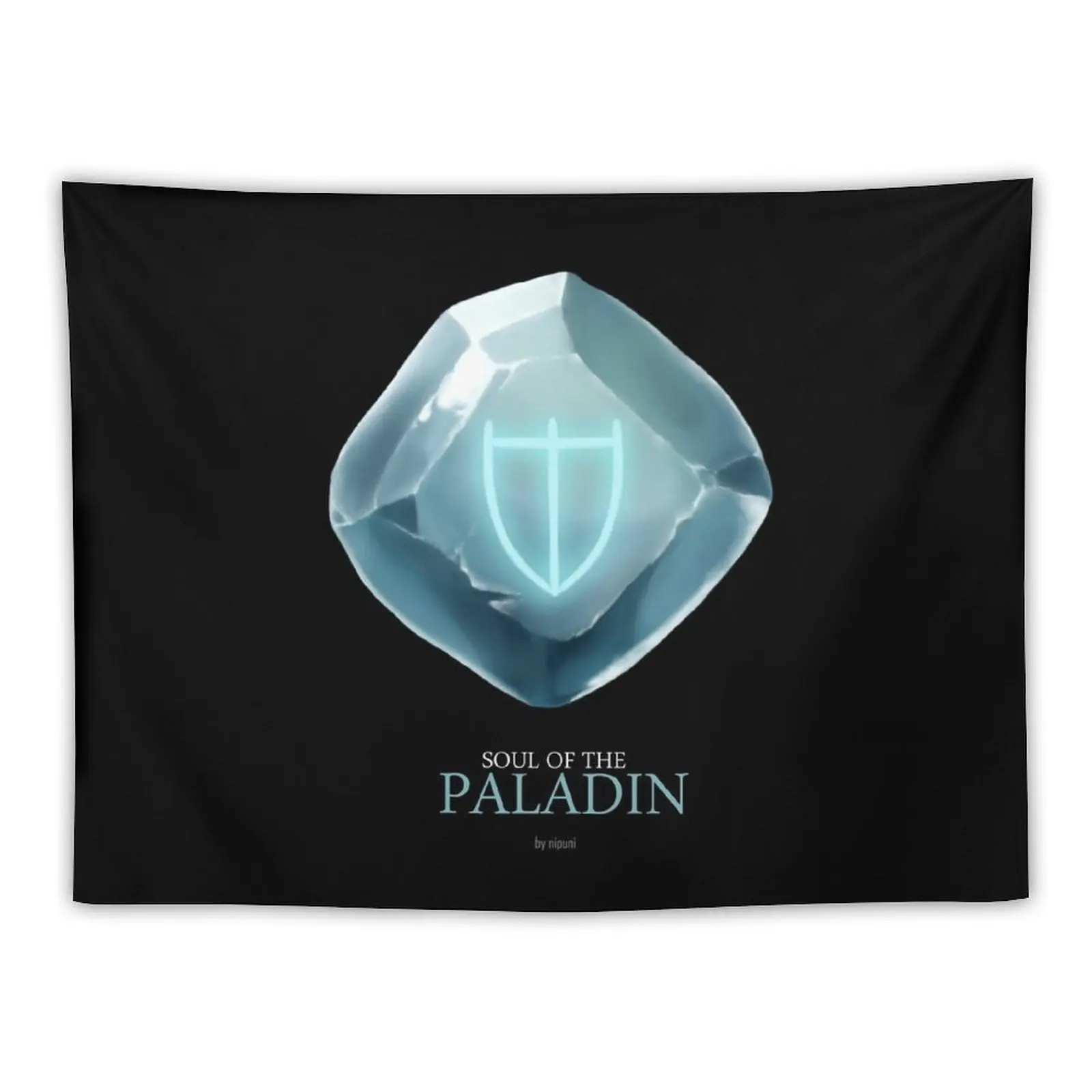 

Soul of the Paladin -black Tapestry Room Decorations Aesthetic Mushroom Tapestry Cute Room Things