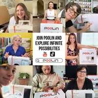 POOLIN EOC06 Single Head Computerized Embroidery Machine – Large 7.9" x 11" Embroidery Area for Business Use - Image 6