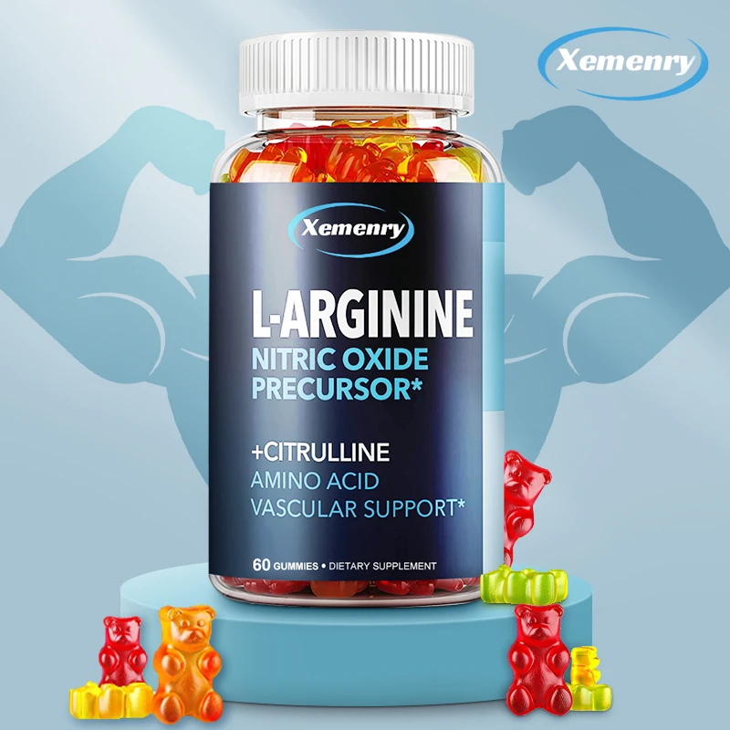 Strong Arginine Gummies, Nitric Oxide Supplement with LCitrulline