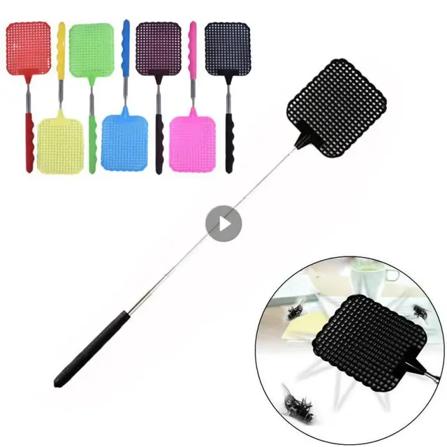 Légy Swatters Teleszkópos Kiterjeszthető Swatter Megakadályozza A Kártevő Szúnyog Szerszám Legyeket Csapdák Behúzható Otthoni Kerti Kellékek