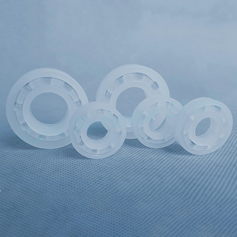 

5Pcs PP Plastic Bearings 603 604 605 606 607 608 609 623 624 625 626 627 628 to 6805 Odourless And Tasteless For Food Machinery