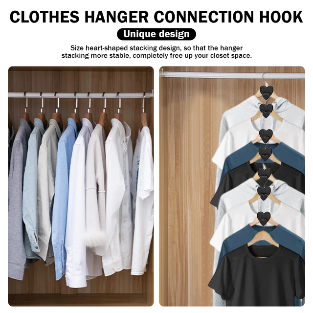 Clothes Hanger Connector Hooks, Hangers Space Saving, Closet Space Savers,  Closet Hanger Organizer, 60 pcs, Gift