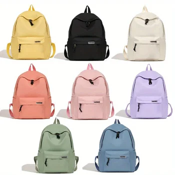1 set di borse da donna per PC zaini casual borsa in nylon resistente zaino moda donna casual grande capacità per studenti universitari 1