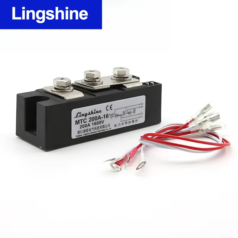 Common Thyristor Semiconductor Module MTC200A 1600V for Industrial Compatible Packaging