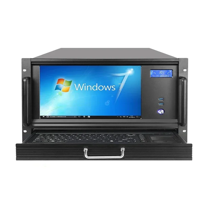 Server Stack For Sale Rackmount 6U 19inch Industrial PC Server Cases with HD Touch Screen ...