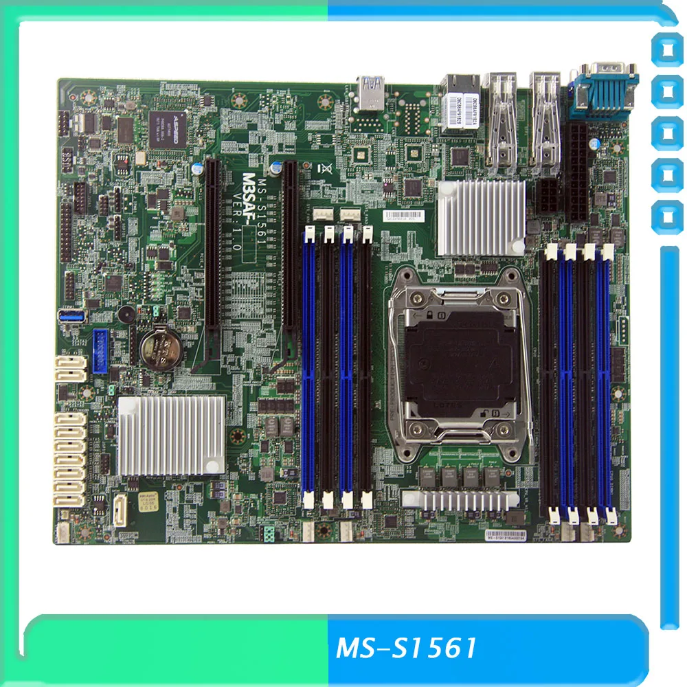 Server Motherboard For MSI MS-S1561 DDR4 Suppy E5-2600 V3 V4 C612 Fully Tested Good Quality 3 Server Motherboard For MSI MS-S1561 DDR4 Suppy E5-2600 V3 V4 C612 Fully Tested Good Quality