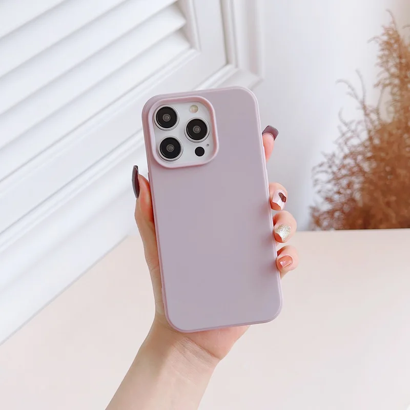 Vibrant Silicone Shockproof Phone Case - Soft Matte Finish