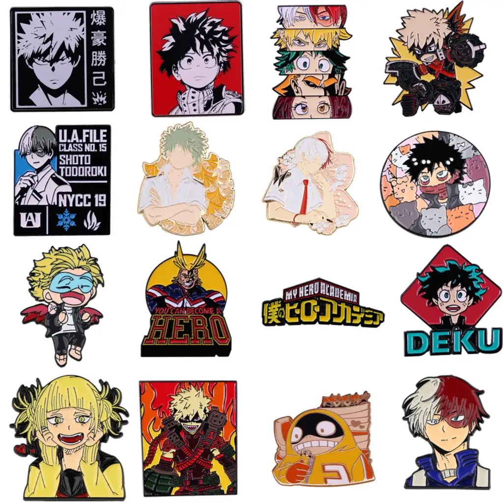 

Cool Anime Enamel Brooch Cool Pins Clothes Backpack Lapel Badges Collection Fashion Jewelry Accessories Gifts