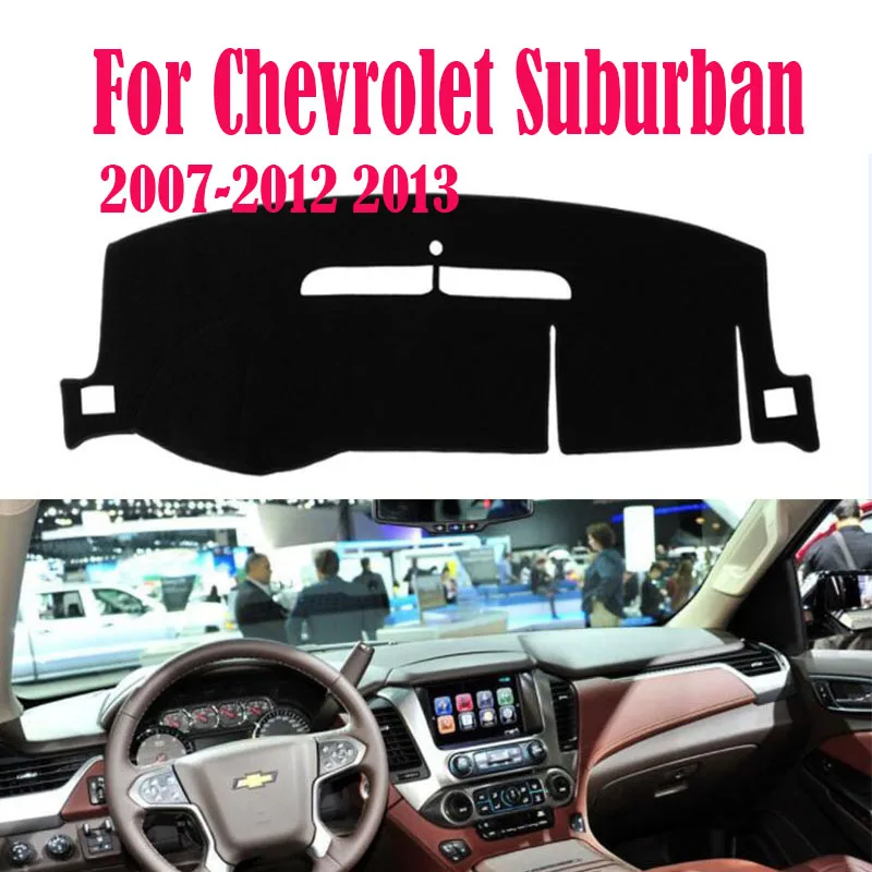 For Chevrolet Tahoe Suburban Avalanche Silverado 1500 Sierra 1500 1999 -  2006 Dash Cover Mat Dashmat Black Dashboard Pad Carpet - AliExpress