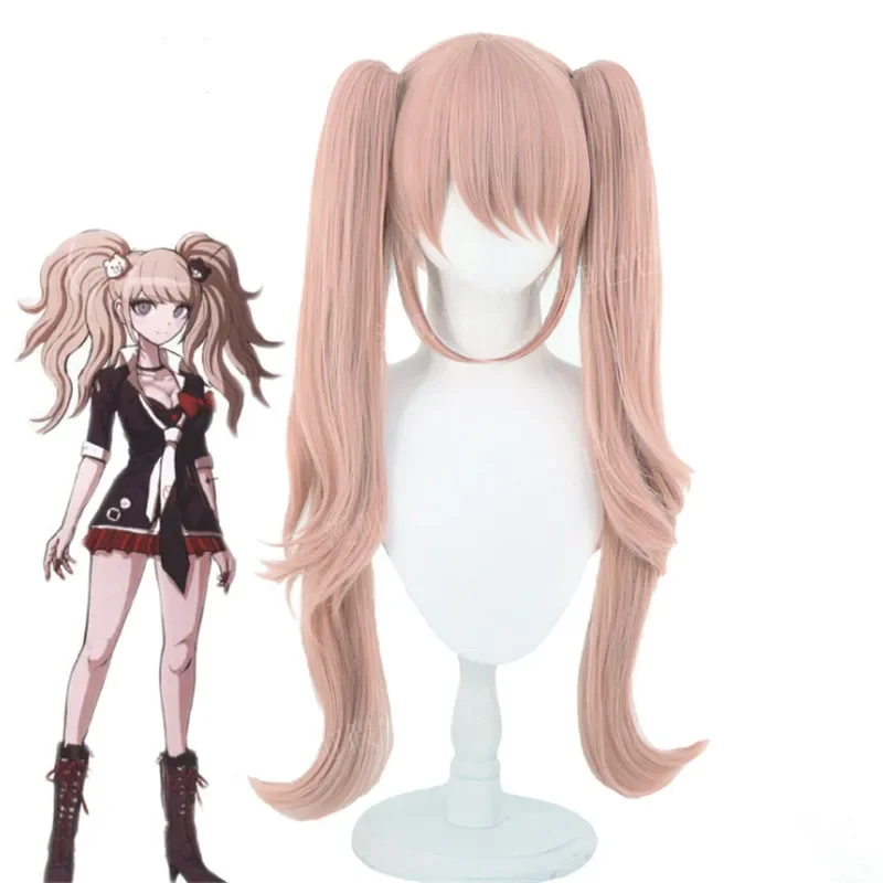 

Anime Danganronpa Trigger Happy Havoc Women Enoshima Junko Cosplay Wig Enoshima Junko Role Play Ponytails 80cm Accessories