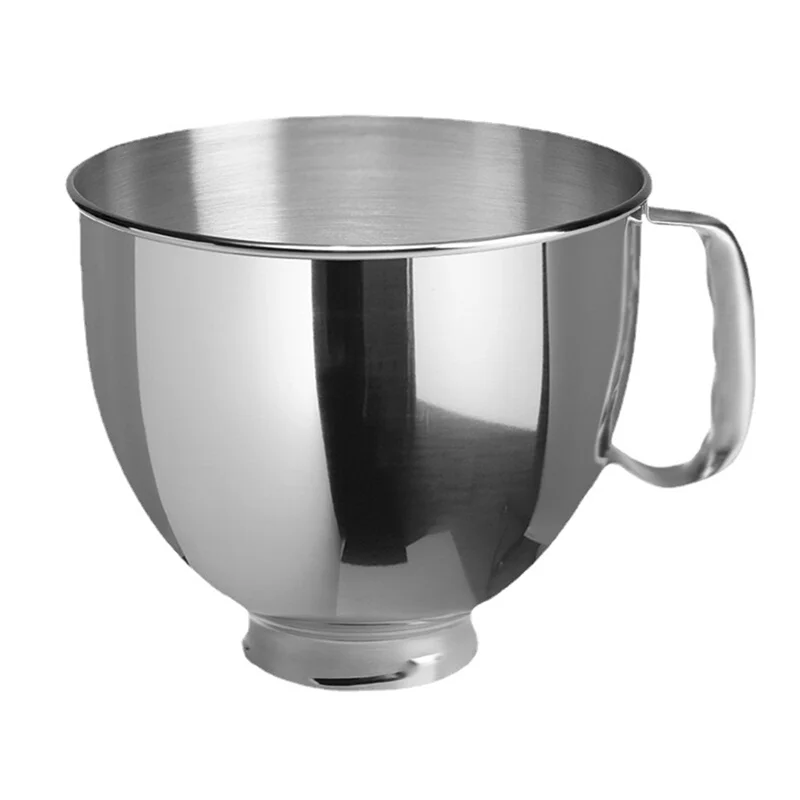 For Kitchenaid Classic&Artisan Series 4.5QT/5QT Mixer 304 Bowl Stainless Steel Mixer Bowl Dishwasher Safe HOT
