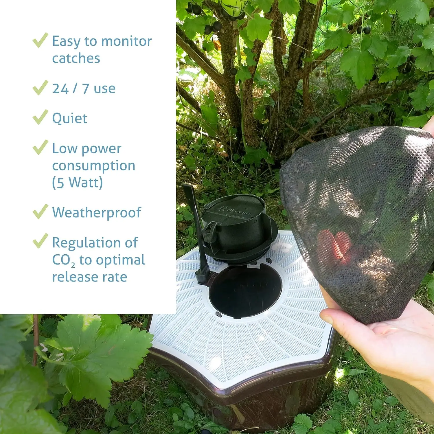 Mosquitaire CO2 Mosquito Trap-Sweetscent Mosquito Bait & CO2 Set-Effective Against All Species Patio & Outdoor Mo