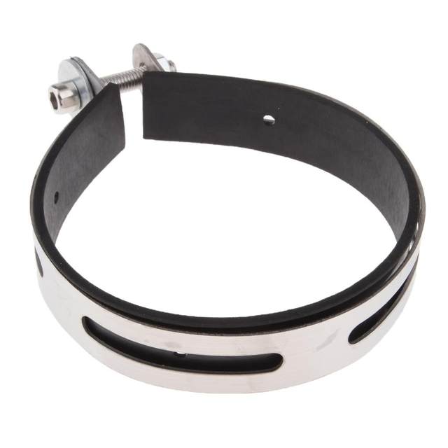 Stainless Steel Motorcycle Exhaust Pipe Muffler Holder Clamp for 110mm Diameter Exhaust Muffler Bracket Car Accessories