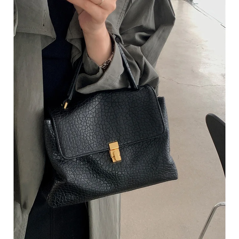 

Minimalist Soft Leather Tote Bag 2024 Spring/Summer New Women's Bag Luxury Handheld Single Shoulder Diagonal