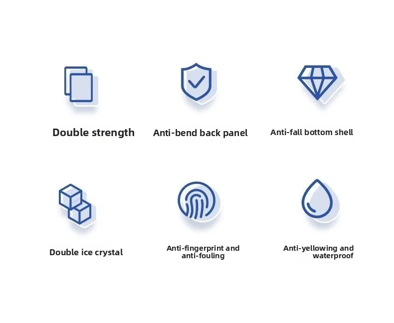 Für iPad Schutzhülle Air4/5 Eiskristall-Schale 12,9 Zoll Stifthalter Hohe Transparenz 10,5 Zoll Magnetische Befestigung – Detail 2