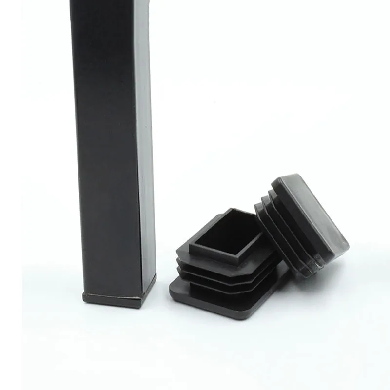 Pipe End Caps Tube Inserts Plugs Furniture Foot Covers 15x15mm 20x30mm