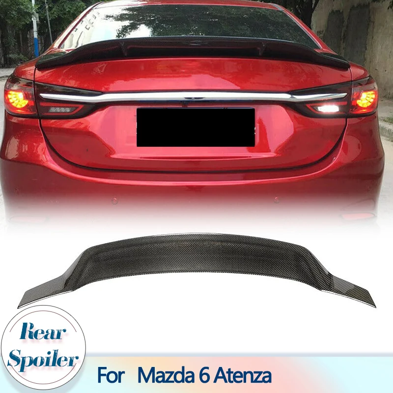 

Автомобильный задний спойлер для багажника крылья для Mazda 6 Atenza Sedan 4-дверный 2014-2019 из углеродного волокна