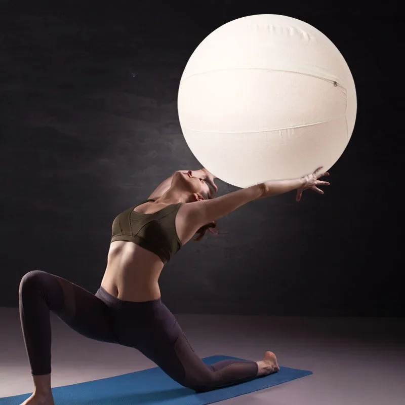 Yoga Ball Cover Pilates Sitting Ball Dustproof Protector Slipcover Yoga Ball Protective Cover Gym Workout Balance Ball Cover 3